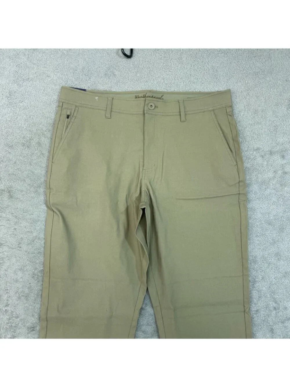 NWT Weatherproof Vintage Men's 38X30 Tan Tech Pants Active Stretch  i2339